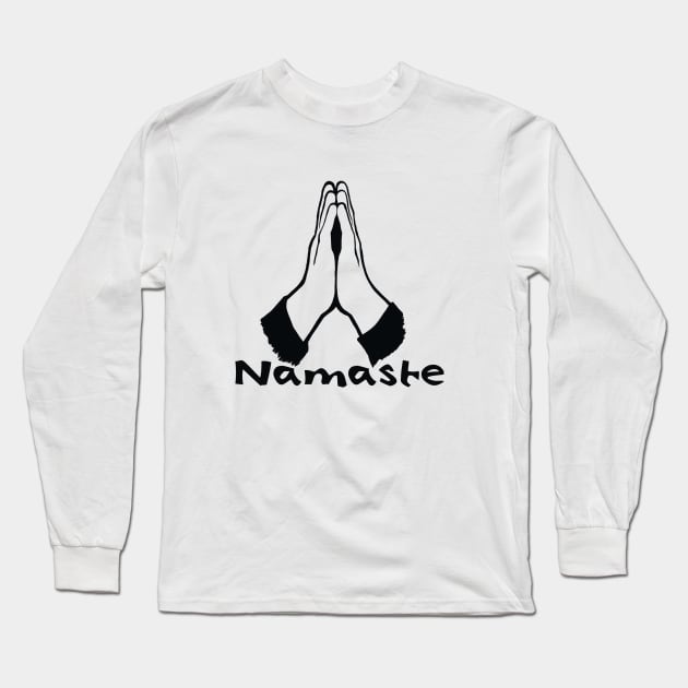 Namaste Long Sleeve T-Shirt by archiesgirl